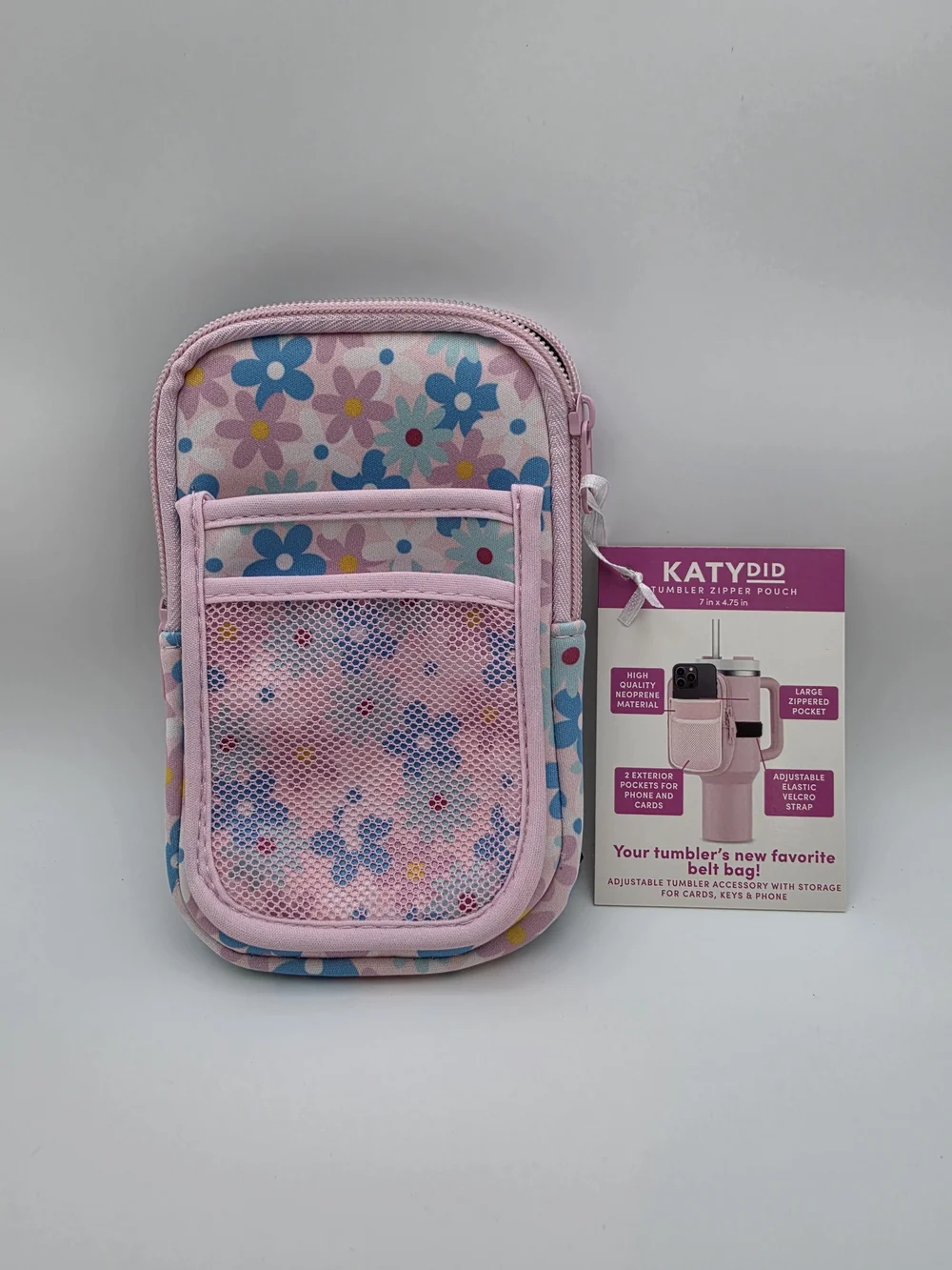 NWT Katydid Floral Tumbler Belt Bag